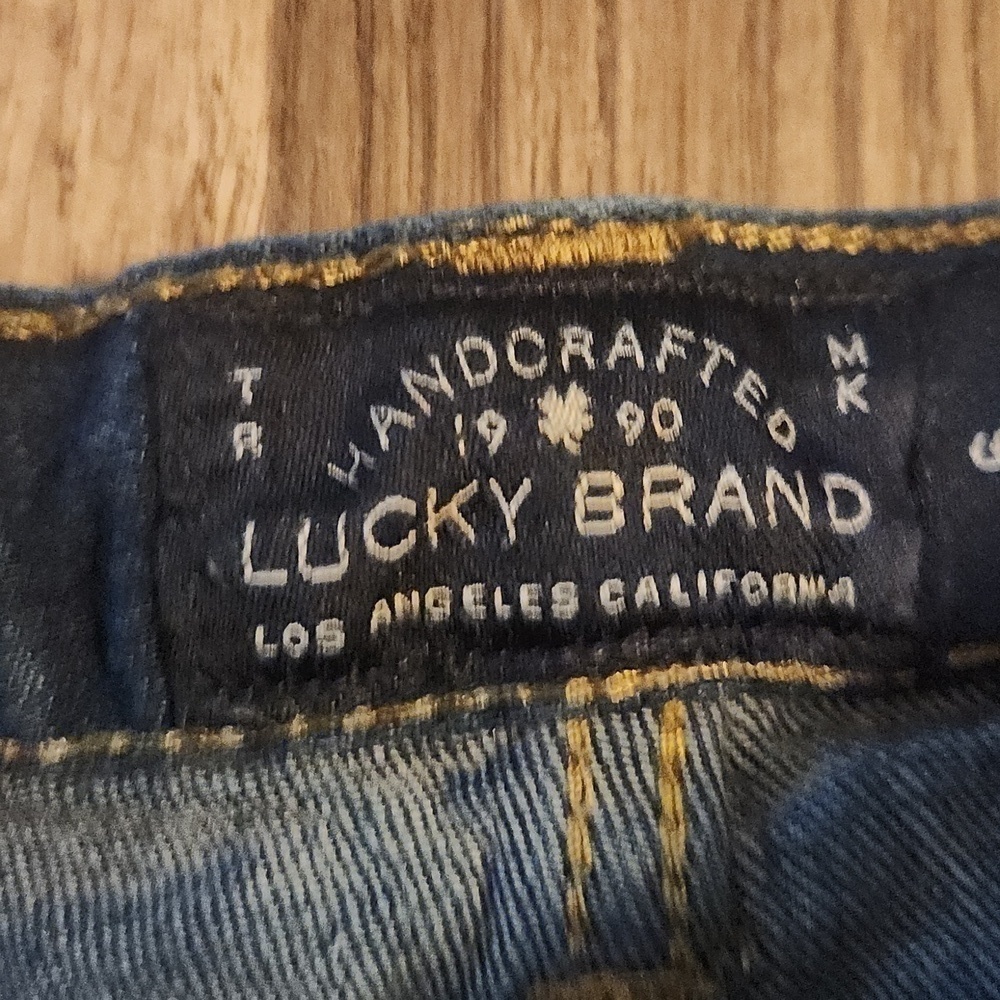 Lucky Brand Jeans Dark Wash Classic Straight Size 6 - Picture 2 of 6
